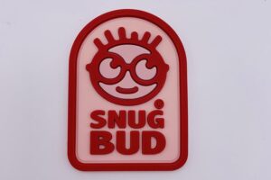 Soft rubber silicone label