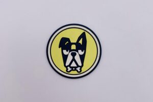 Soft rubber brand for children’s wear