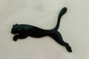 Silicone hot iron label