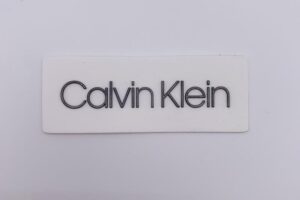 Soft rubber shoes label