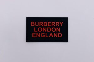 Silicone garment label