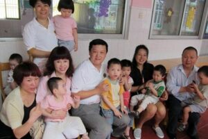 The Love Service team cares for children