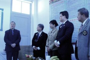 Lions club of Malaysia visited Danbao Excellence Lion Primary School in Wenxian county, Gansu Province