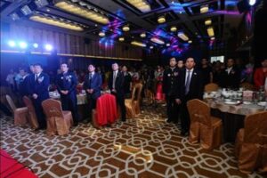 Joint changing ceremony of Shenzhen Lions Club Shun Hing Service Team and Oriental Rose Service Team