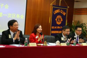 The first district business meeting was held smoothly