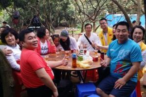 Recreational and sports fellowship series of activities: walking