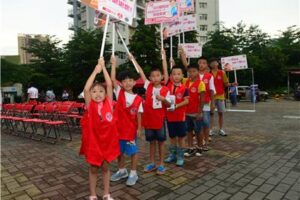 “Cheer for life” : small volunteers to promote voluntary blood donation