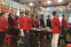 Grace Service Team: held the sixth regular meeting and Spring Welcome party of 2016-2017