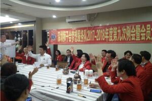 Dream Service Team: held the ninth regular meeting and recommendation meeting of 2017-2018