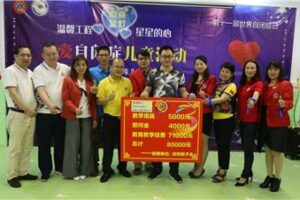 Light up the blue sky to care for autistic children