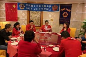 Blue Sky Service Team: held the fourth regular meeting of 2018-2019