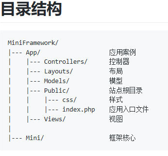 MiniFrameworkPHP开源框架 程序源码 图1张